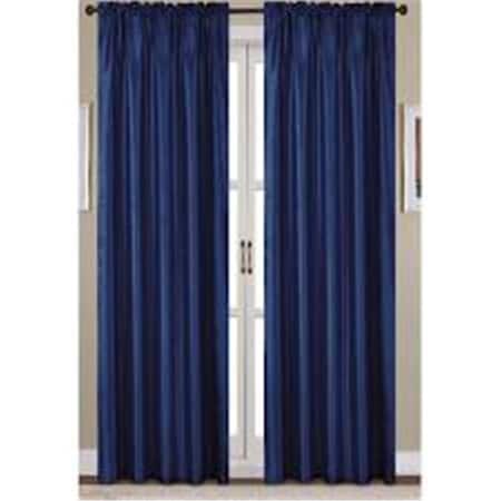 Palacedesigns Nikki Faux Silk 54 x 95 in. Rod Pocket Panel, White PA3178017